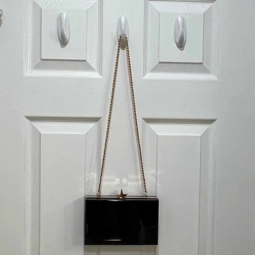 **SOLD** NWT ZARA Decorative Minaudiere (Black Evening Clutch) - Picture 6 of 9